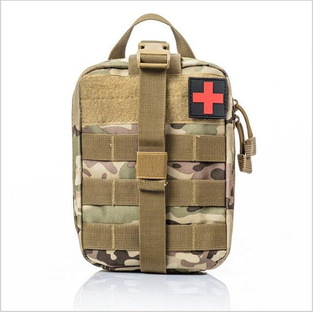 Camping Multifunctional Waist Pack Climbing Emergency Molle Survival Kits Outdoor Travel First Aid Kit Tactical Medical Bag