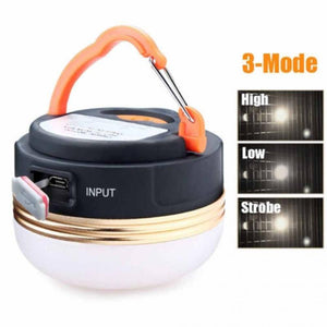 3 Mode USB Charging Camping Lights 5LED Outdoor tents Light Emergency Flashlight for Mobile Phone charging  with Magnet #1025