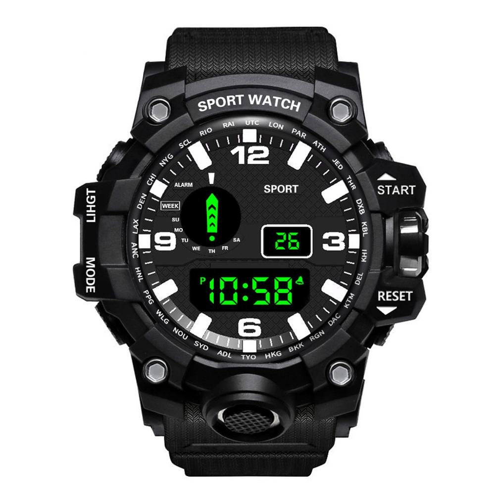 HONHX Casual Sport Luxury Mens Digital LED Watch Date Sport Men Outdoor Electronic Watchelogio digital New Fashion Wristwatch #D