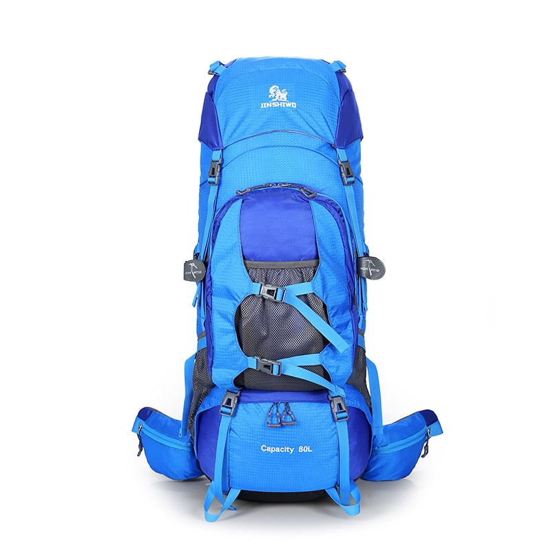 80L Large Capacity Outdoor backpack Camping Travel Bag Professional Hiking Backpack Rucksacks sports bag Climbing package 1.45kg