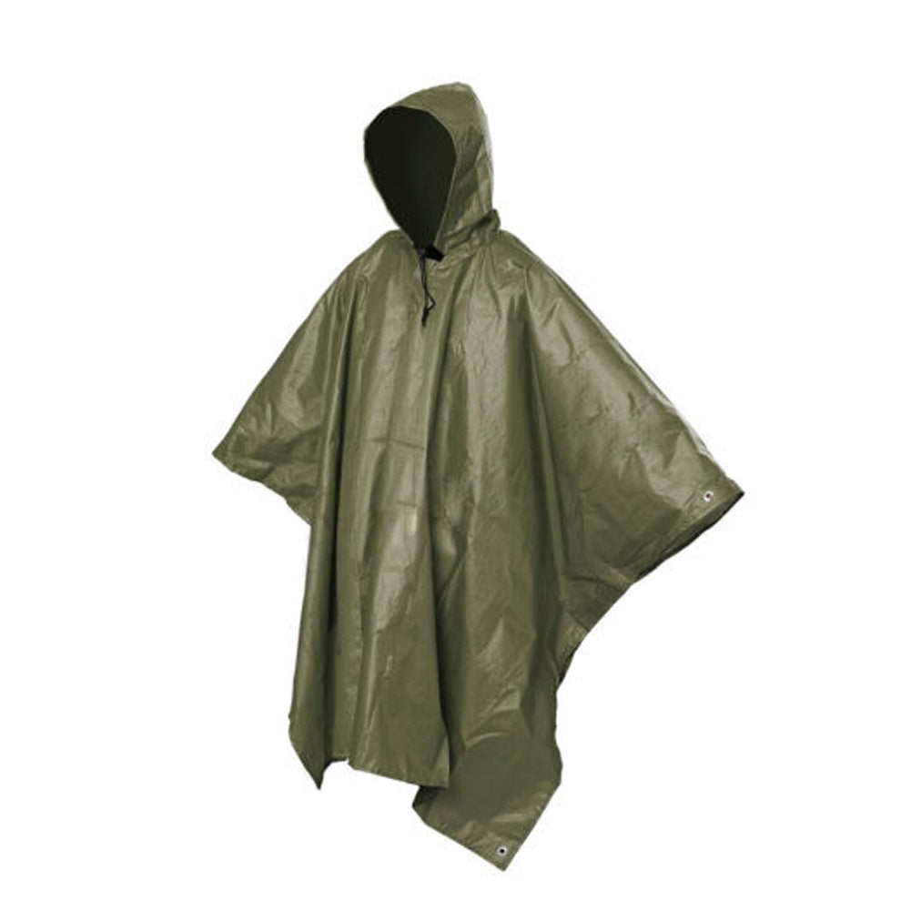 220x140CM Multifunctional One-Piece Rain Coat Poncho Cape Tarp for Outdoor Camping Hiking Outdoor Tools Outdoor Sports