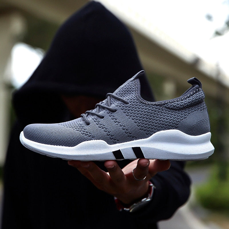 Men Running Shoes Outdoor Black White Sneakers Lovers Shoes High Quality Casual Breathable Shoes Mesh Soft Jogging Tennis Shoes