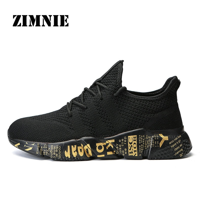 ZIMNIE Limited Edition Men Running Shoes High Quality Sport Gym Training Sneakers Breathable Anti-skid Outsole Walking Shoes