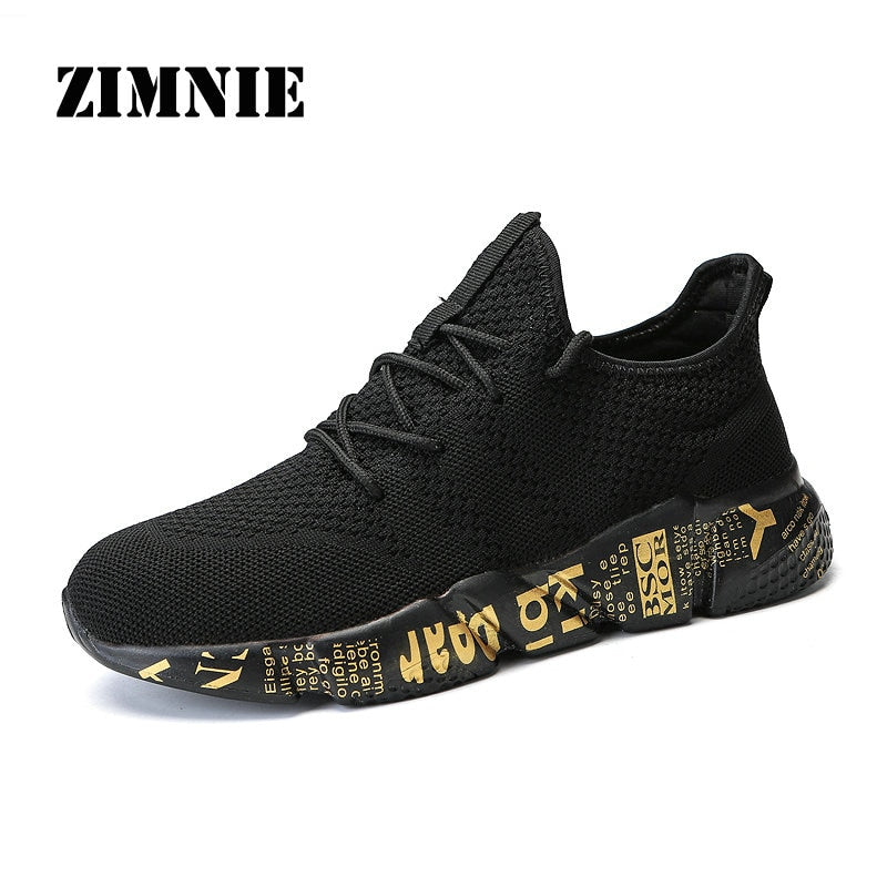 ZIMNIE Limited Edition Men Running Shoes High Quality Sport Gym Training Sneakers Breathable Anti-skid Outsole Walking Shoes