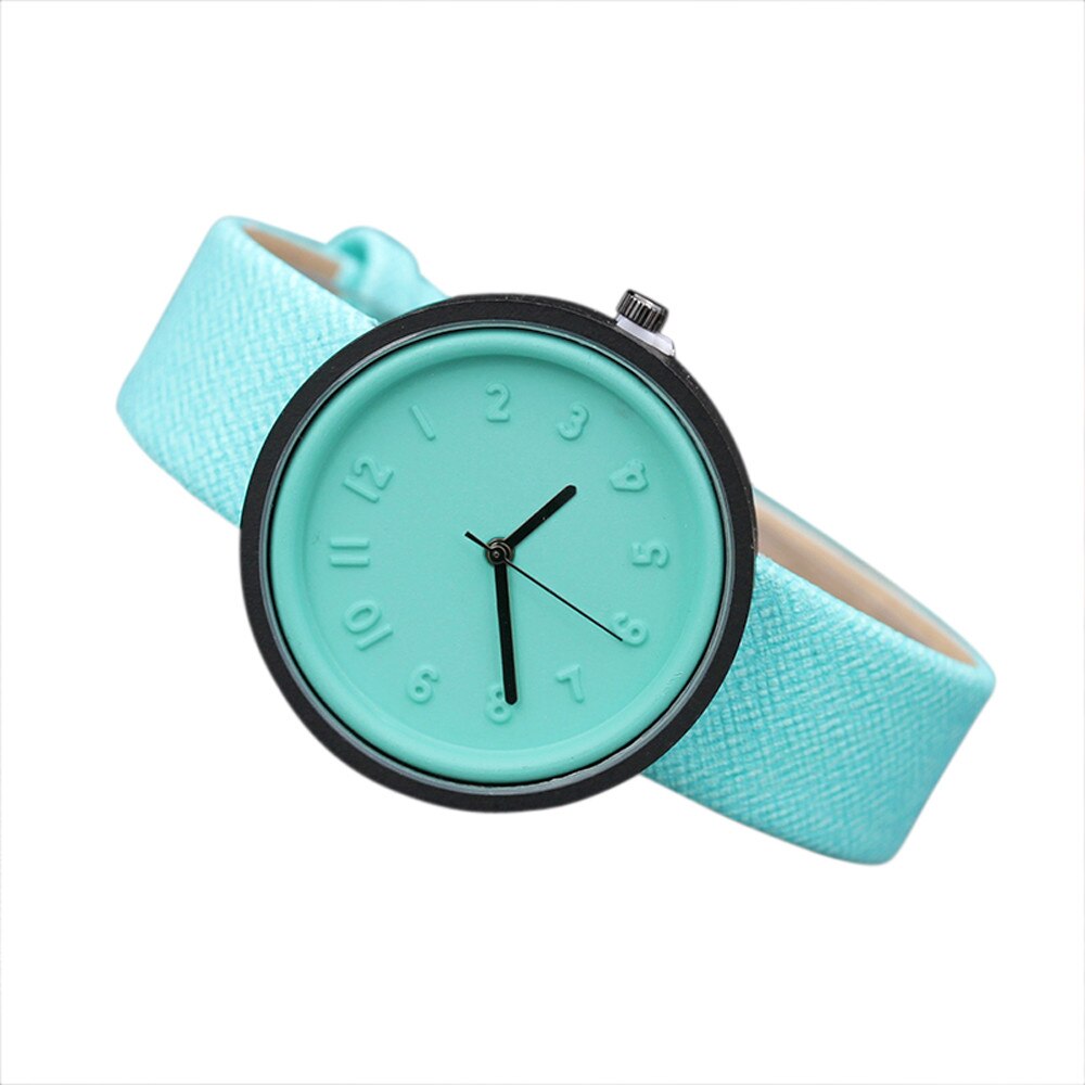 Zerotime #501 2019 New fashion Unisex Simple Number Watches Quartz Canvas Belt Wrist Watch Luxury design red gifts Free shipping