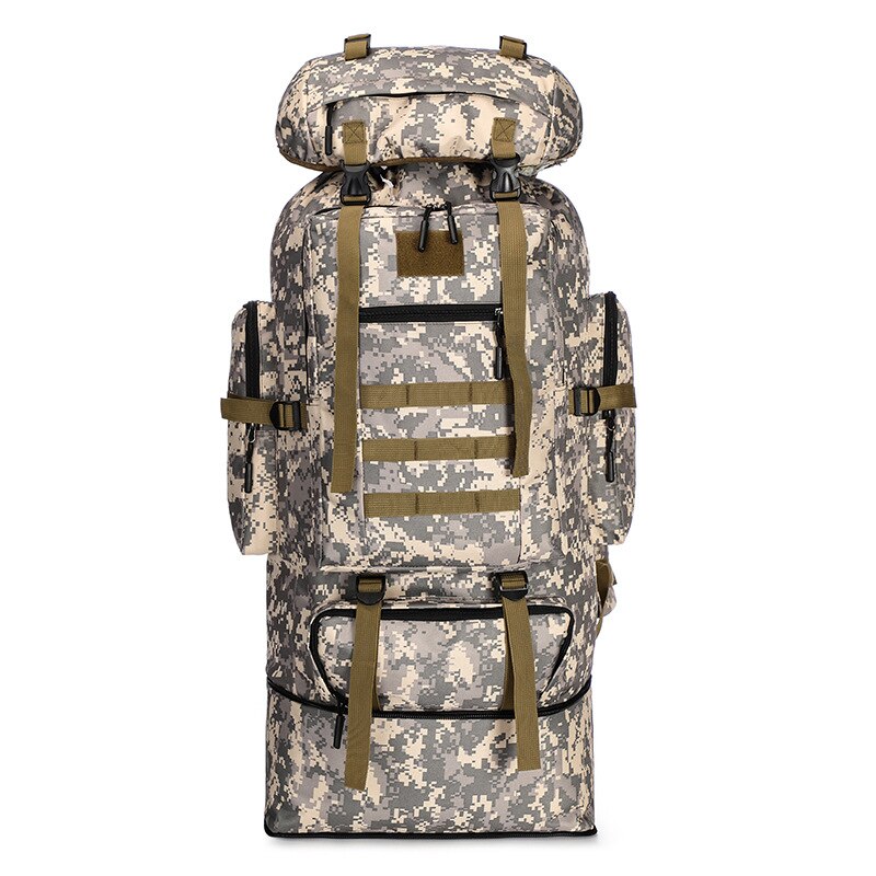 70L 100L Military Tactical Backpack Army Bag Hiking Outdoor Men Rucksack Camping Climbing Trekking Bags Mountain Sports  XA861WA