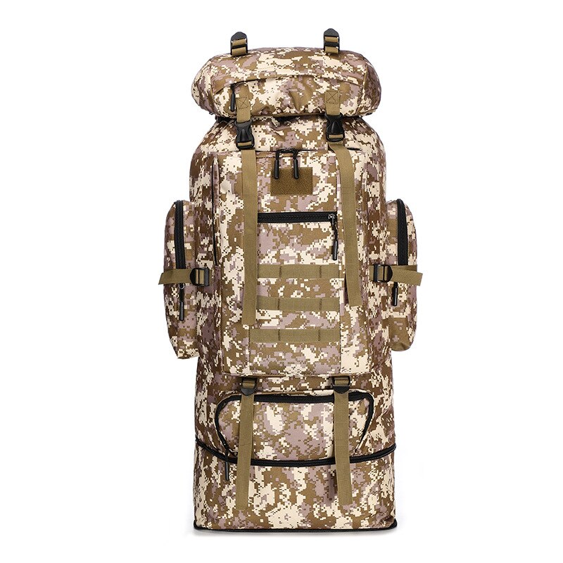 70L 100L Military Tactical Backpack Army Bag Hiking Outdoor Men Rucksack Camping Climbing Trekking Bags Mountain Sports  XA861WA