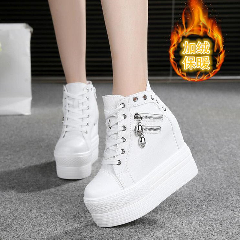 NEW Brand Hidden Heels Platform Sneakers Women Breathable Air Wedge Sock Shoes Woman Casual Ladies Boots Zapatos Mujer 2020 W05