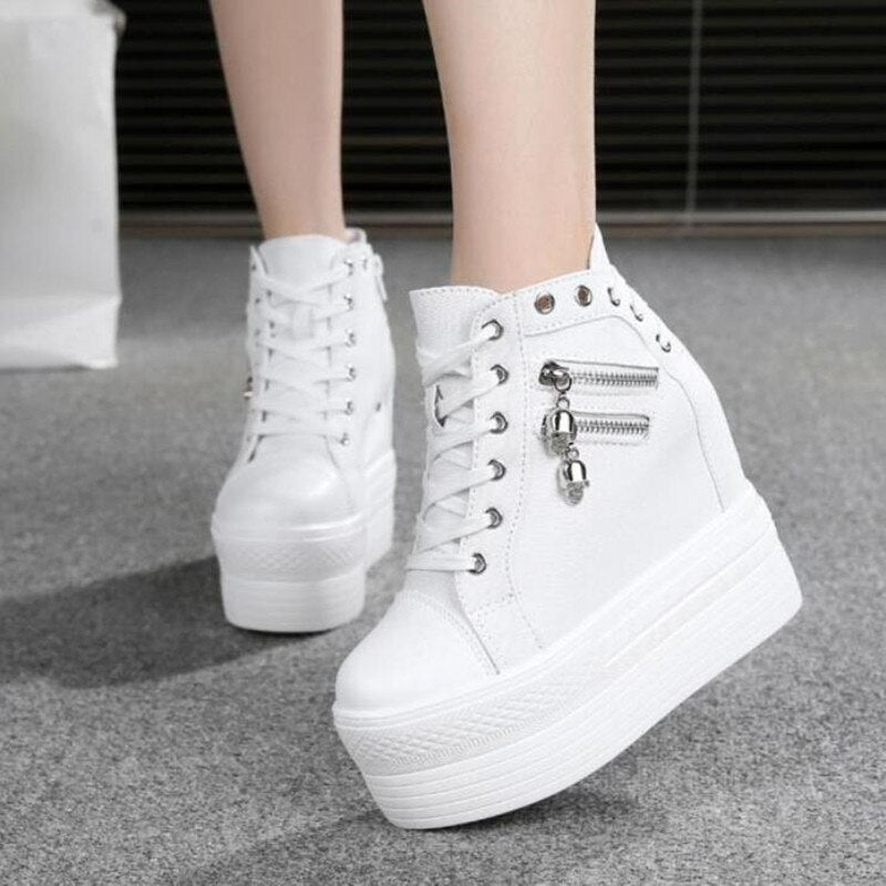 NEW Brand Hidden Heels Platform Sneakers Women Breathable Air Wedge Sock Shoes Woman Casual Ladies Boots Zapatos Mujer 2020 W05