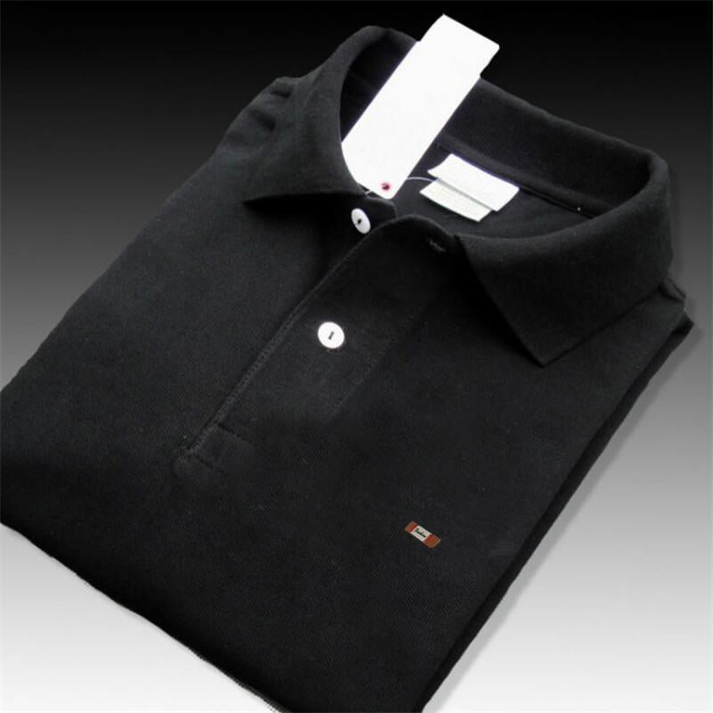 Top quality 2019 Summer 100% cotton Mens short sleeve polos shirts casual solid color mens polos shirts fashion male tops XS-4XL