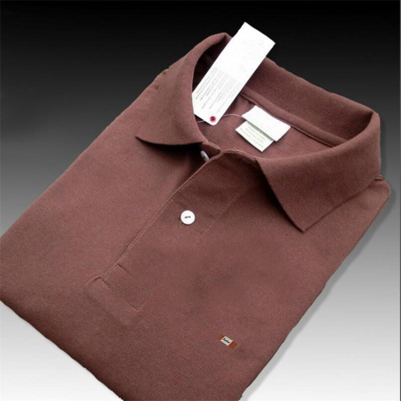 Top quality 2019 Summer 100% cotton Mens short sleeve polos shirts casual solid color mens polos shirts fashion male tops XS-4XL