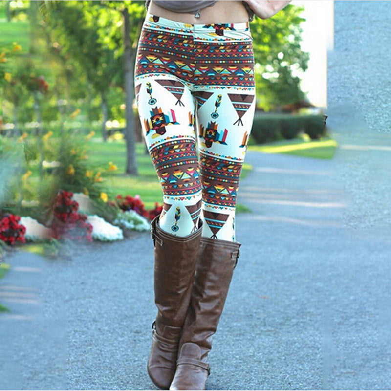 Women's Spring Leggings 2020 Hot Sale Girl Spring Pants Bottoms Snowflake Christmas Deer Print Leggings Women Clothing Jeggings