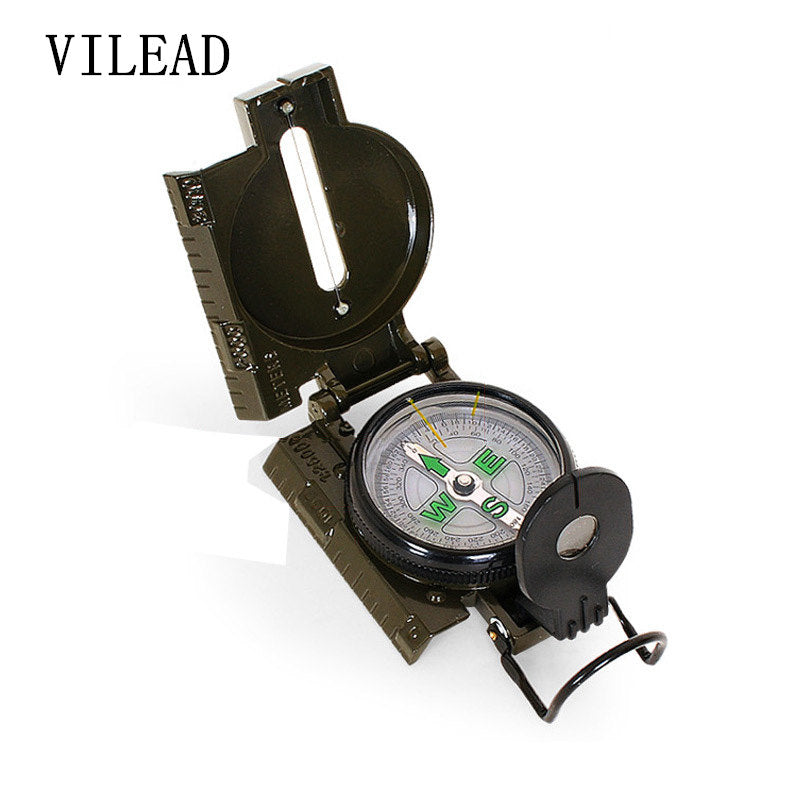 VILEAD Magnetic Army Us Military Survival Compass Professional Camping Compass Pocket Watch North Compass Outdoor Directional