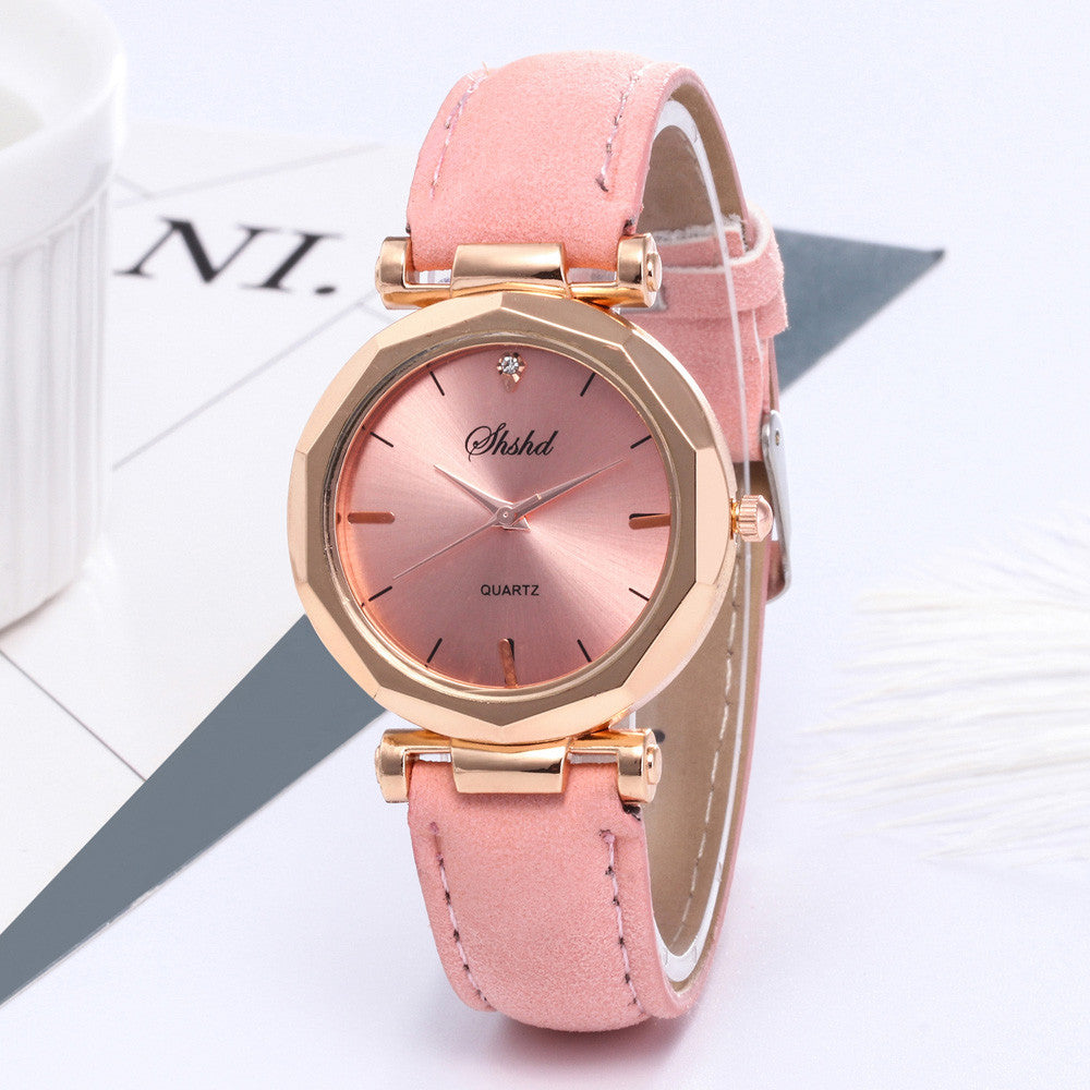 Fashion Women Watches Leather Strap Watch Analog Quartz Crystal Clock Casual Female Wristwatch Luxury Dress New Montre Femme*M