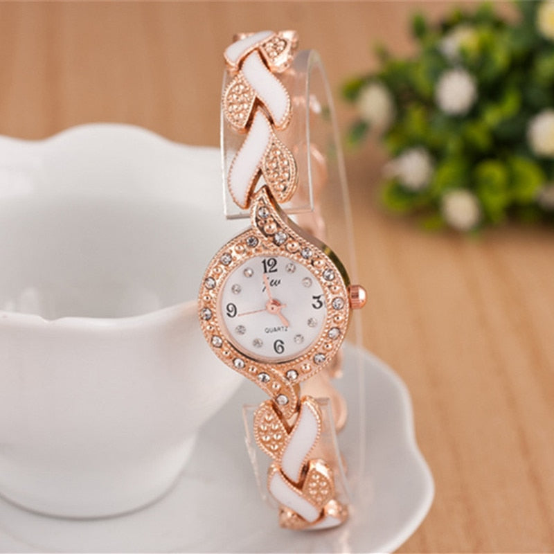 2019 New Brand JW Bracelet Watches Women Luxury Crystal Dress Wristwatches Clock Women's Fashion Casual Quartz Watch reloj mujer