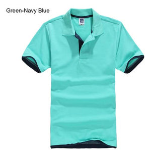 URSPORTTECH Men's Polo Shirt For Men Desiger Polos Men Cotton Short Sleeve shirt Clothes jerseys golftennis Plus Size XS- XXXL