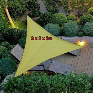 Outdoor Sun Shelter Waterproof Triangle Sunshade Protection Canopy Garden Patio Pool Shade Sail Awning Camping Picnic Tent Large