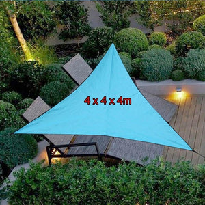 Outdoor Sun Shelter Waterproof Triangle Sunshade Protection Canopy Garden Patio Pool Shade Sail Awning Camping Picnic Tent Large