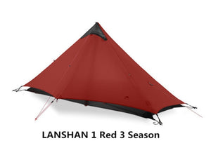 3F UL GEAR 2019 lanshan 2 Rodless Tent 2 Person Professional 15D Silnylon Tent Oudoor Ultralight Camping Tent 3 4 Season tent