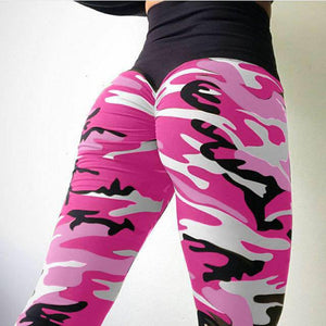 SVOKOR Leisure Stitching Camouflage Leggings Women  High Waist 2019 Women's Clothing Pants Breathable Fitness Leggins Mujer