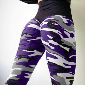 SVOKOR Leisure Stitching Camouflage Leggings Women  High Waist 2019 Women's Clothing Pants Breathable Fitness Leggins Mujer