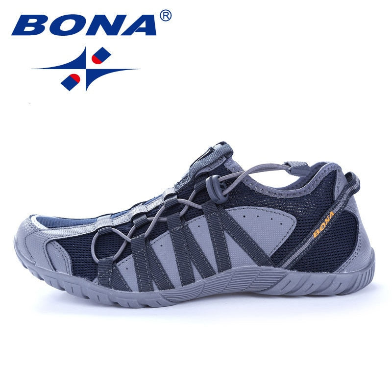 BONA New Men Running Shoes Athletic Shoes Outdoor Walking jogging Sneakers zapatos de mujer High Quality Couple Sport Shoes