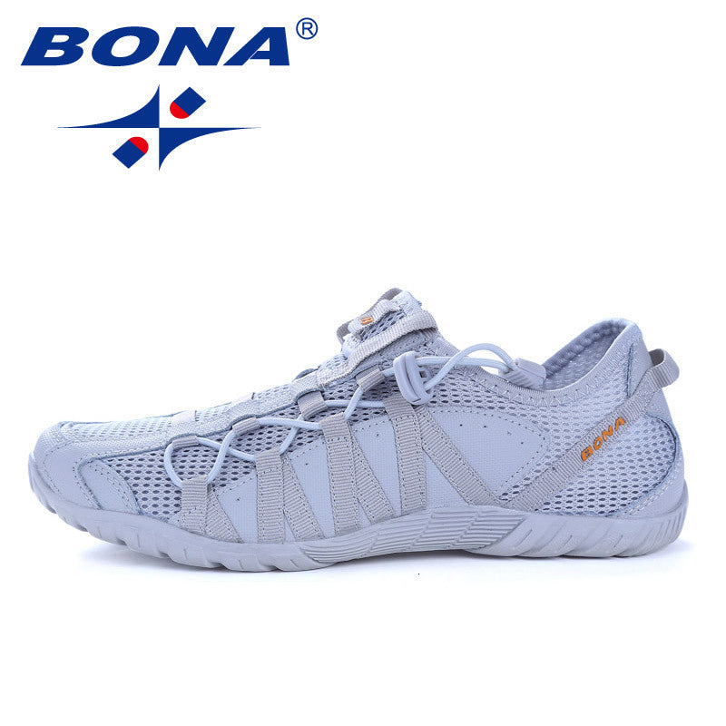 BONA New Men Running Shoes Athletic Shoes Outdoor Walking jogging Sneakers zapatos de mujer High Quality Couple Sport Shoes