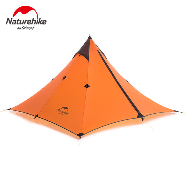 new arrival Naturehike 1 Man Tarp Tent Single Person None Pole Ultralight Pyramid Outdoor Hiking Camping Tents