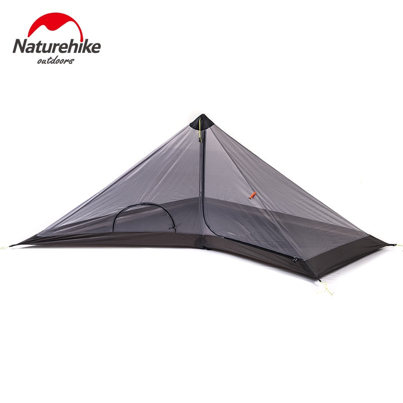 new arrival Naturehike 1 Man Tarp Tent Single Person None Pole Ultralight Pyramid Outdoor Hiking Camping Tents