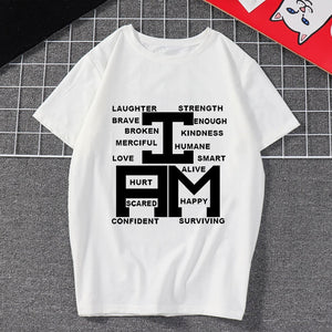 New Women's Clothing I Am Cool Font Print Harajuku Funny Vintage Vogue Streetwear Tracksuit Personality I Am Free Female T-shirt