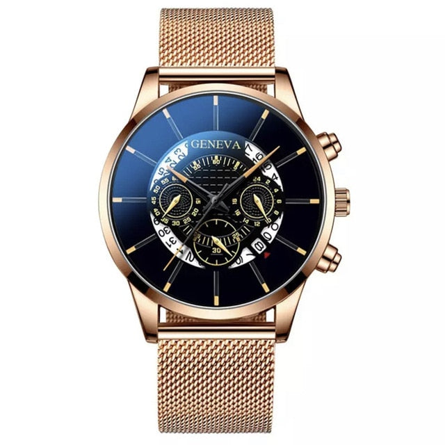 2019 Luxury Ultra Thin Waterproof Men Calendar Watch Stainless Steel Anti-blue light Watches Men's Watches Quartz Reloj Hombre