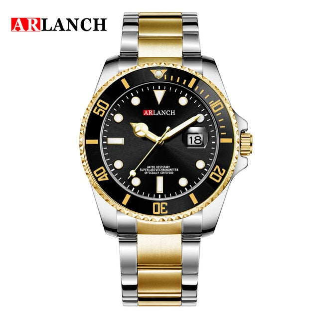 Rolexable Watches Men Top Luxury Brand Sport Watch Men Quartz Clock Male Military Steel Waterproof Wrist Watch Relogio Masculino