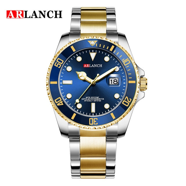 Rolexable Watches Men Top Luxury Brand Sport Watch Men Quartz Clock Male Military Steel Waterproof Wrist Watch Relogio Masculino