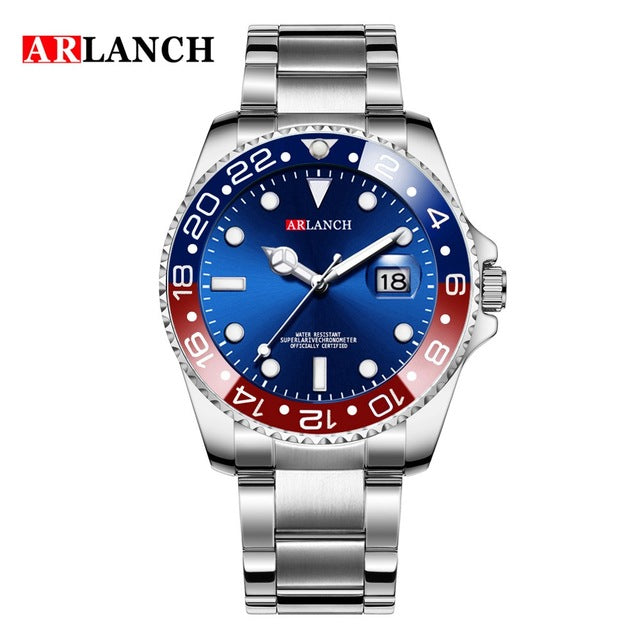 Rolexable Watches Men Top Luxury Brand Sport Watch Men Quartz Clock Male Military Steel Waterproof Wrist Watch Relogio Masculino