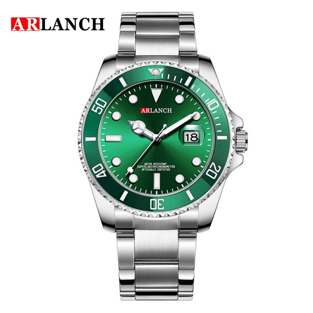 Rolexable Watches Men Top Luxury Brand Sport Watch Men Quartz Clock Male Military Steel Waterproof Wrist Watch Relogio Masculino