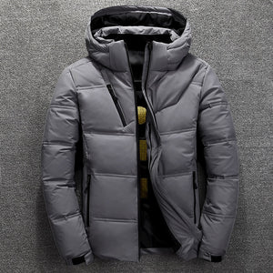 BOLUBAO 2019 Winter Down Parkas Mens Quality Thermal Thick  Parka Male Warm Outwear Fashion White Duck Down Jacket Men Coats