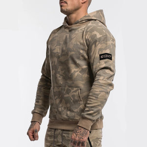 Brand Tracksuit Camo Hoodie Pants Sets Men Casual Sweatshirt Joggers Sweatpants Male Cotton Jacket Autumn Winter Sportswear Suit