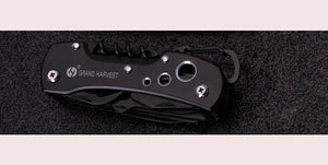 Outdoor Multifunctional Army Military Folding Knife Survival Blade Saw Scissors Hook Scaler Hiking Camping Multi Tool