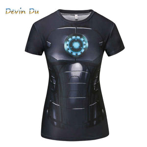 T-Shirt Captain America Civil War Tee 3D Printed T-shirts Women Marvel Avengers Short Sleeve Fitness Clothing dropship