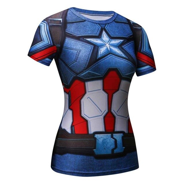 T-Shirt Captain America Civil War Tee 3D Printed T-shirts Women Marvel Avengers Short Sleeve Fitness Clothing dropship