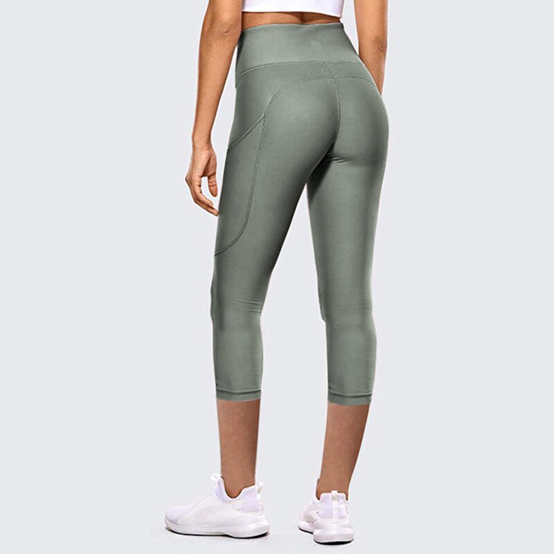 Fitness Leggings With Pockets Women's Breeches High Waist Capri Pants Gym Wear Adventure Time Workout Clothing Summer 2020