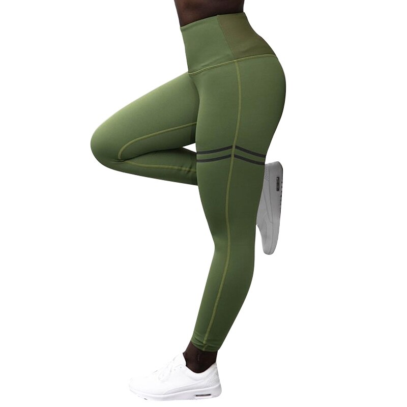 Solid Sporting Leggings Clothing For Women's Fitness Quick Dry Pants High Waist Leggins Workout Leggings