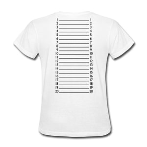 Hair Length Check Marker Women's T-Shirt Fashion Brand Clothing Cute T Shirts Short Sleeve Camiseta Feminina Free Shipping