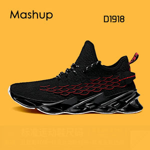 SENTA New Blade Running Shoes man Korean Cool Spring Shoes Non-slip Light Shock Absorber Breathable Sports Shoes Zapatos BALCK