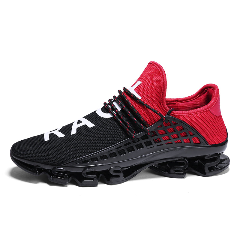 SENTA New Blade Running Shoes man Korean Cool Spring Shoes Non-slip Light Shock Absorber Breathable Sports Shoes Zapatos BALCK