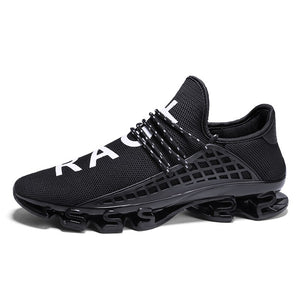 SENTA New Blade Running Shoes man Korean Cool Spring Shoes Non-slip Light Shock Absorber Breathable Sports Shoes Zapatos BALCK