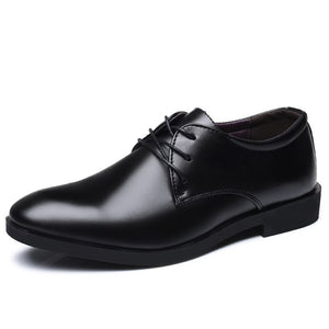 formal classic style mens business leather shoes black brown white color man's office soft leather shoes new gents dress derby 8