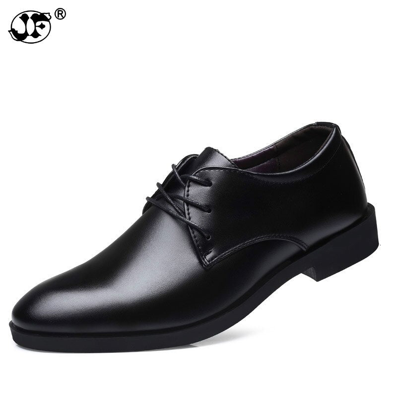 formal classic style mens business leather shoes black brown white color man's office soft leather shoes new gents dress derby 8