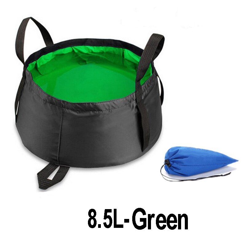 8.5L-12L Ultra-light Portable Foldable Folding Washbasin Basin Outdoor Survival Travel Camping Equipment Hiking Accessories