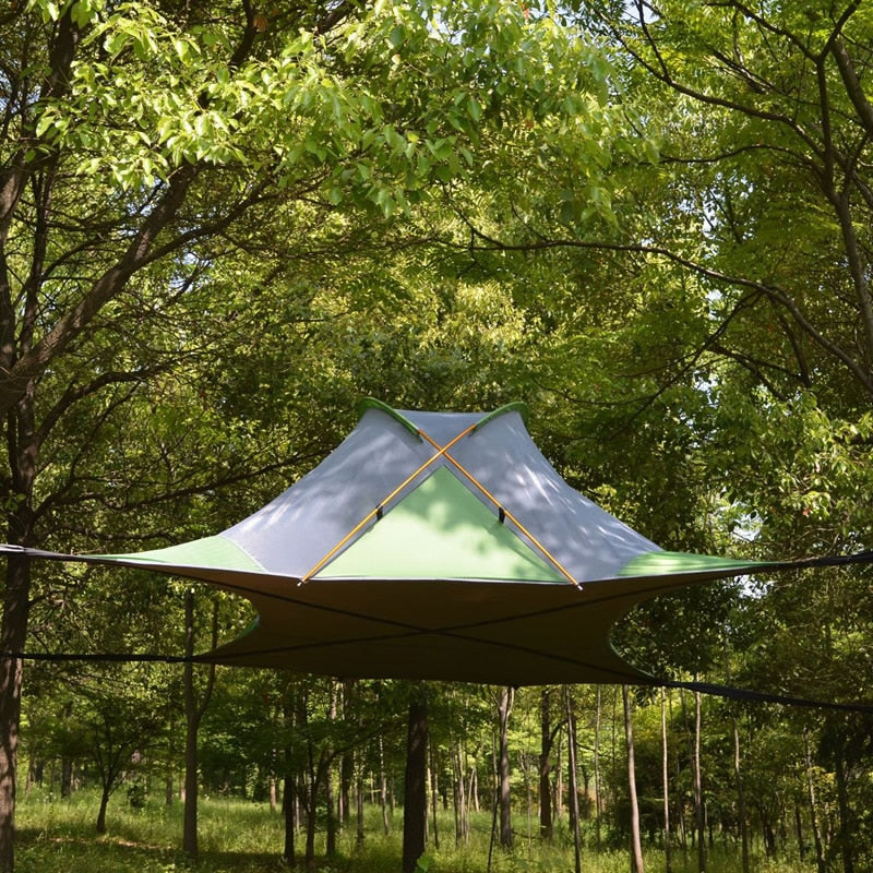 220*200cm Suspended Tree Tent Ultralight Hanging Tree House Camping Hammock Waterproof 4 Season Tent for Hiking Backpacking